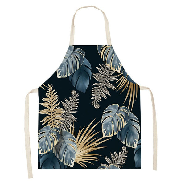 tablier de cuisine kitchen apron lin coton motif grey philo taille adulte et enfant