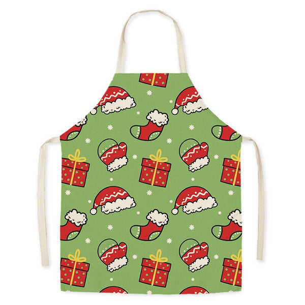 tablier de cuisine kitchen apron lin coton motif GIFTS AND SOCKS taille adulte et enfant