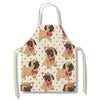 tablier de cuisine kitchen apron lin coton motif dots taille adulte et enfant