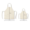 tablier de cuisine kitchen apron lin coton motif white lemon taille adulte et enfant
